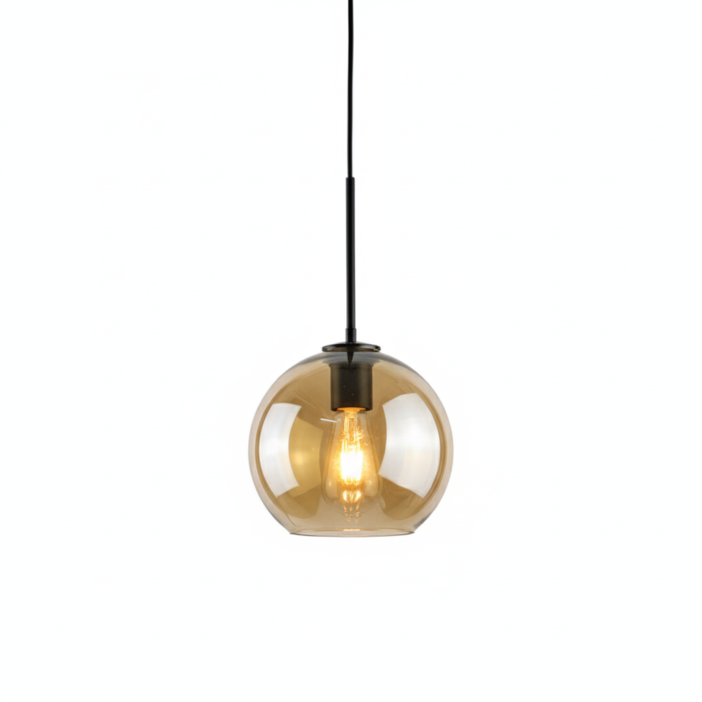 Solara Nordic Spherical Glass Pendant Light
