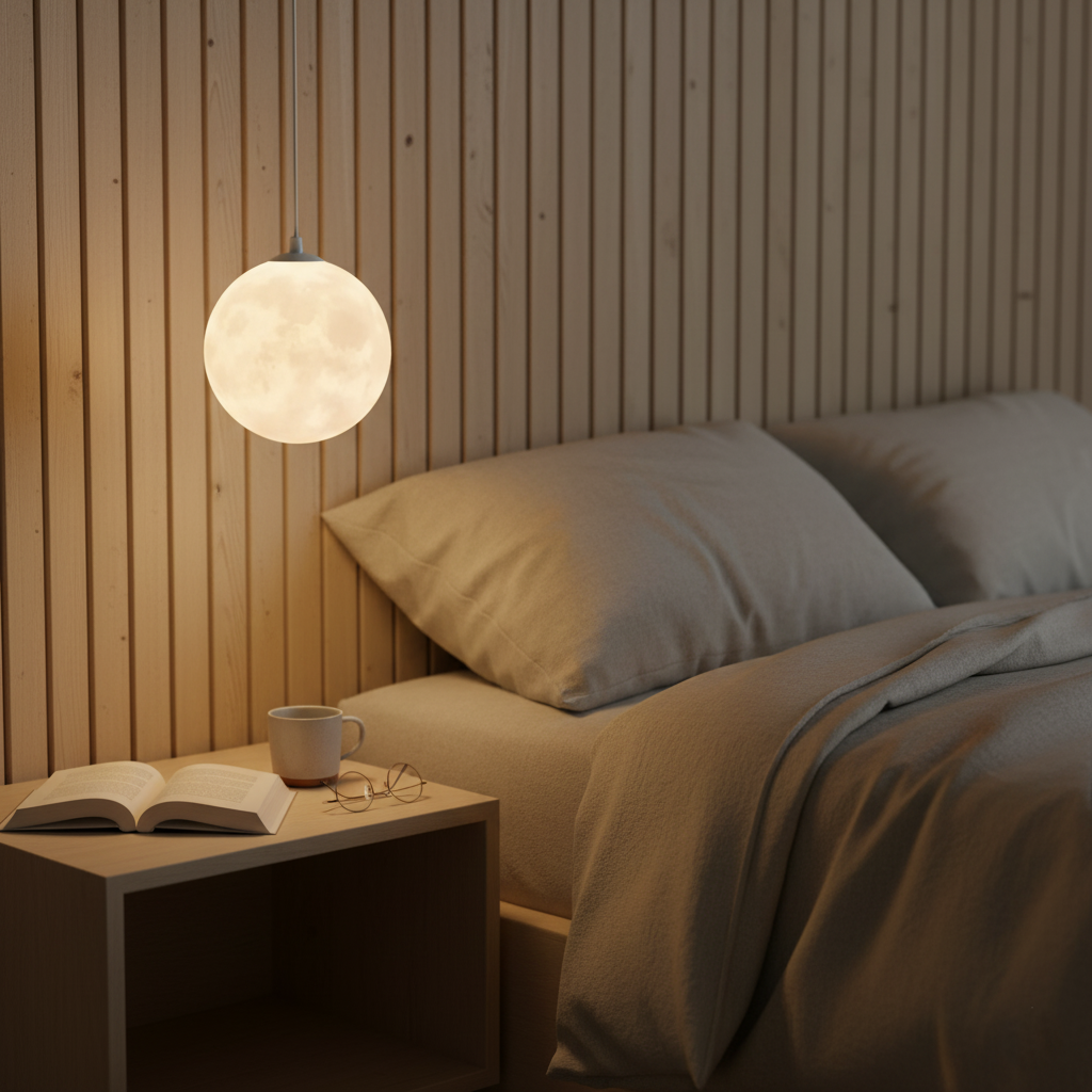 Lampe Pendentif Lueur Lunaire