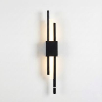 LuminArt - Stylish Black/Gold LED Light