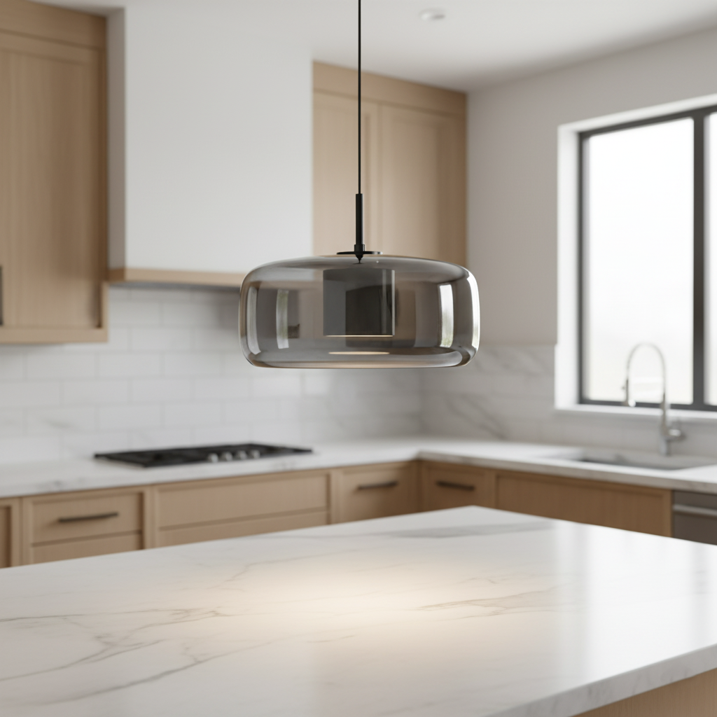 Retro Hailie Modern Glass LED Pendant Light