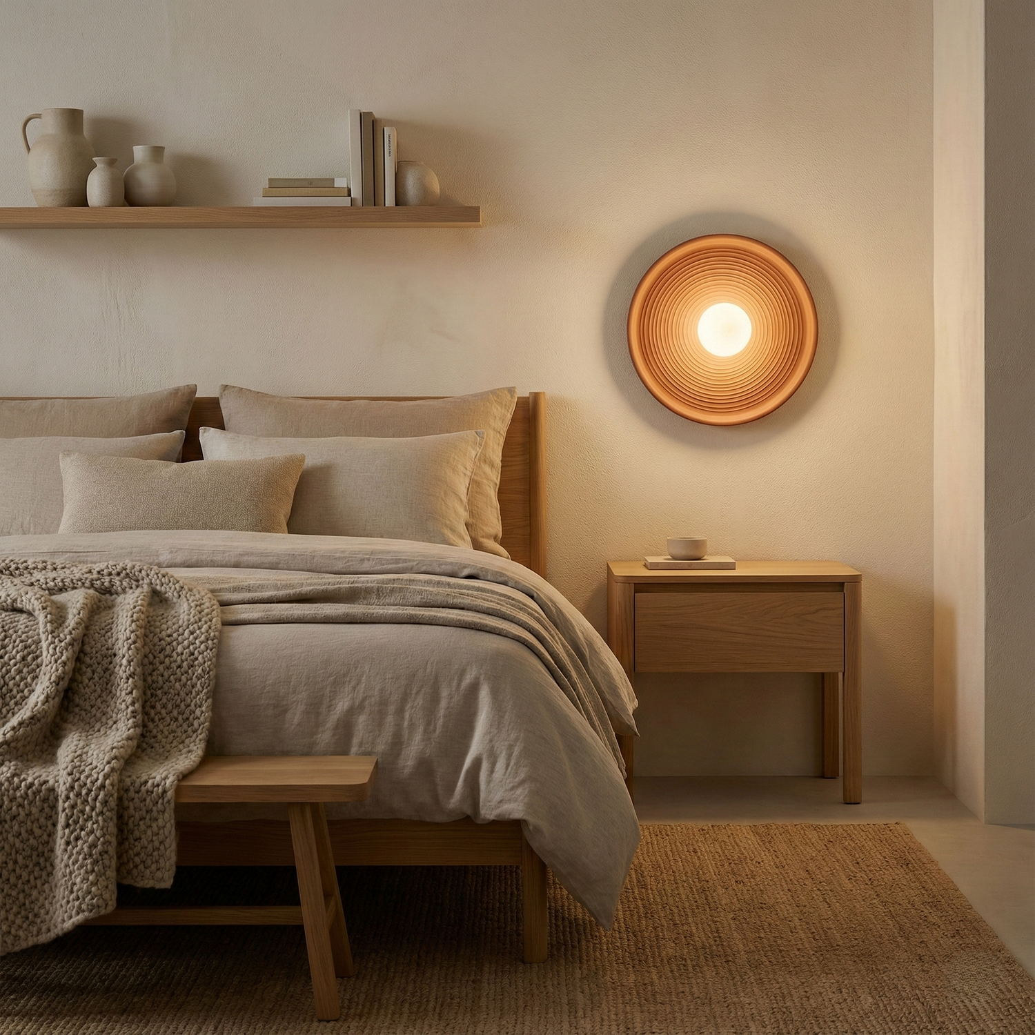 Liora Minimalist Resin Wall Light
