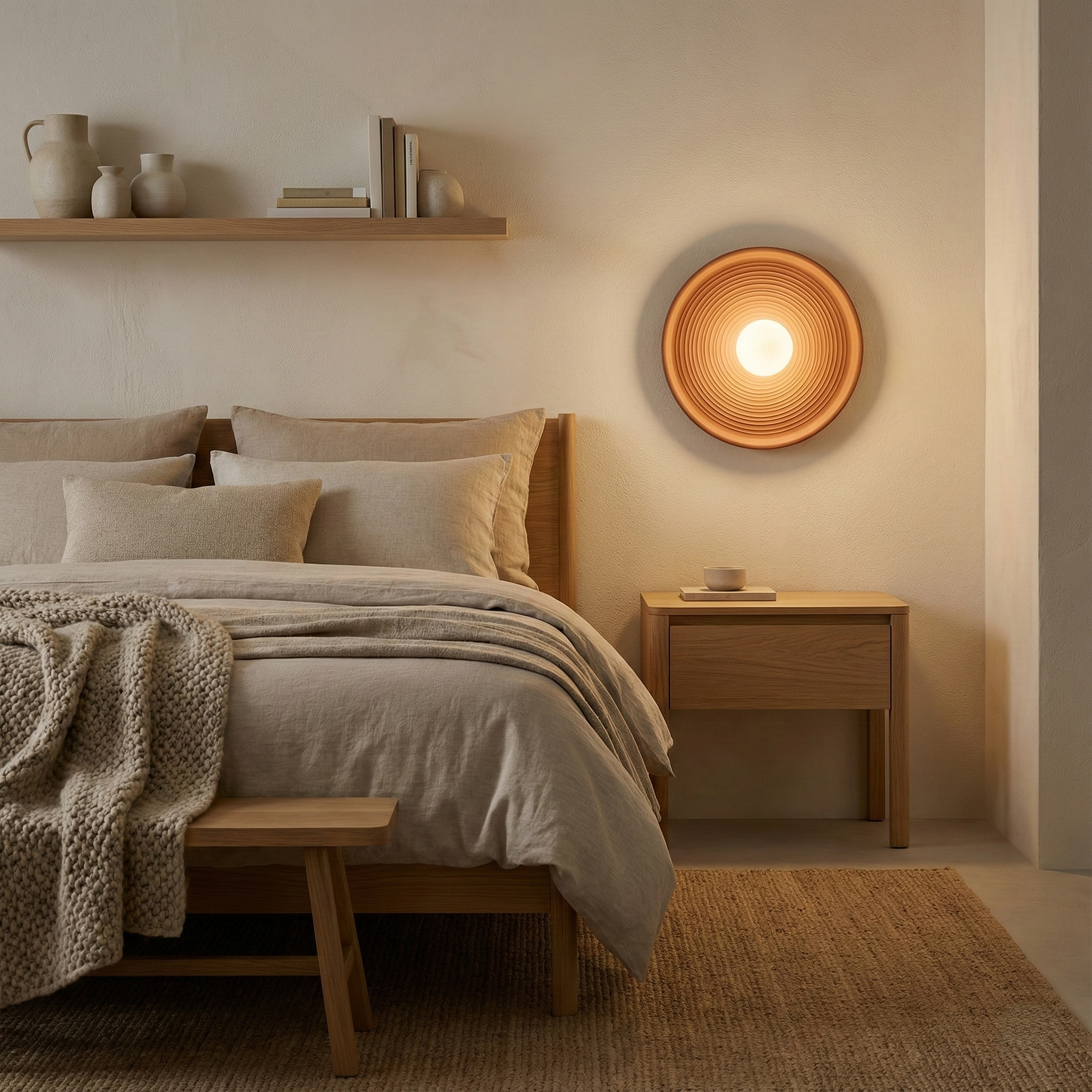 Liora Minimalist Resin Wall Light