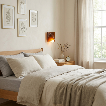 Fiora Nordic Modern Glass Wall Light