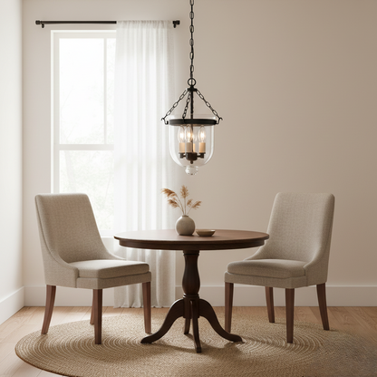 Lowie Retro Brass Glass Pendant Light