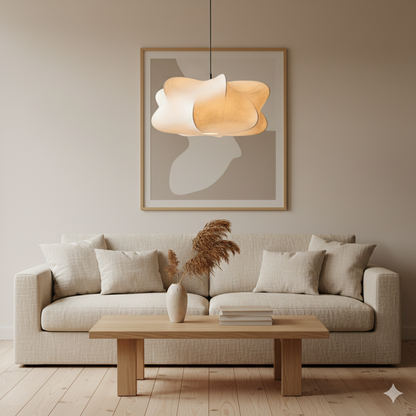 Elysia Wabi Sabi Fabric Pendant Light