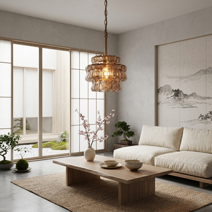Lyra Riviera Nordic Glass Pendant Light