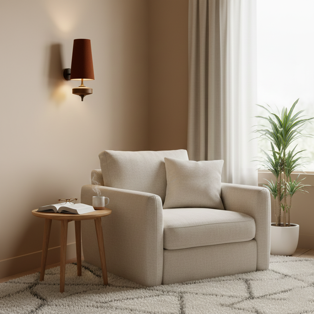 Solara Modern Fabric Wall Light