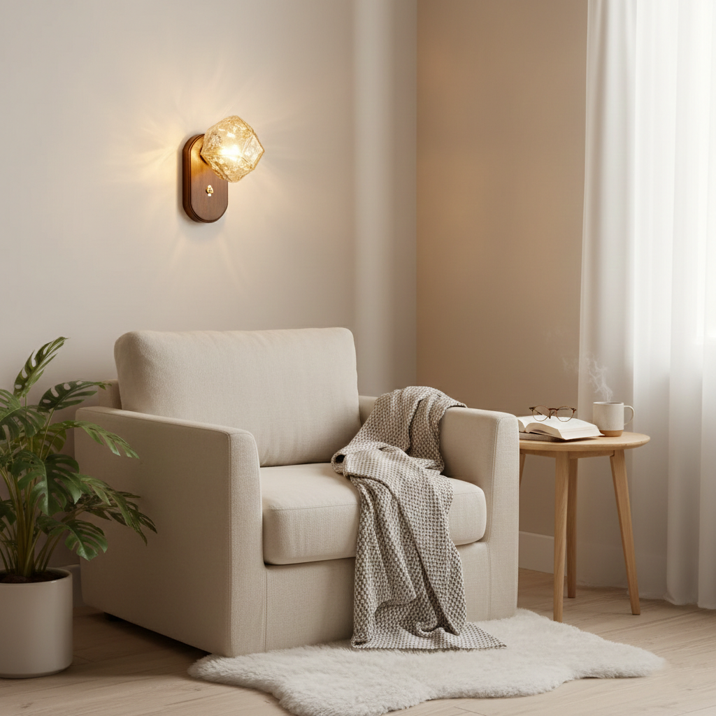 Isen Nordic Ice Glass Wall Lamp