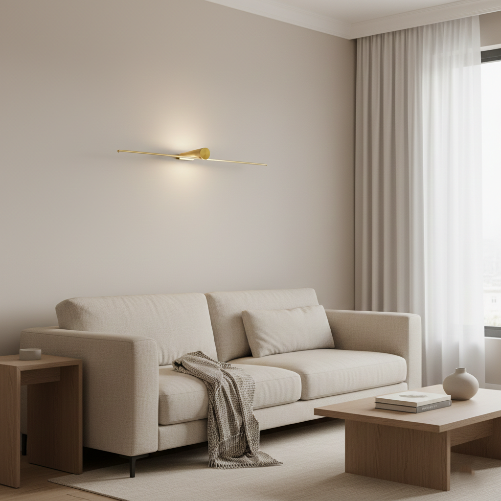Leigh Brilliance Modern Metal Wall Lamp