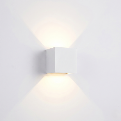 Modern Adjustable Square LED Outdoor Wall Light