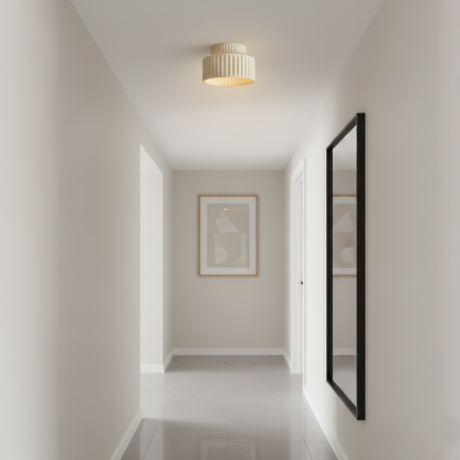 Lilith Retro Resin Semi Flush Mount Ceiling Light