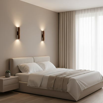 Eury Minimalist Copper Wall Light