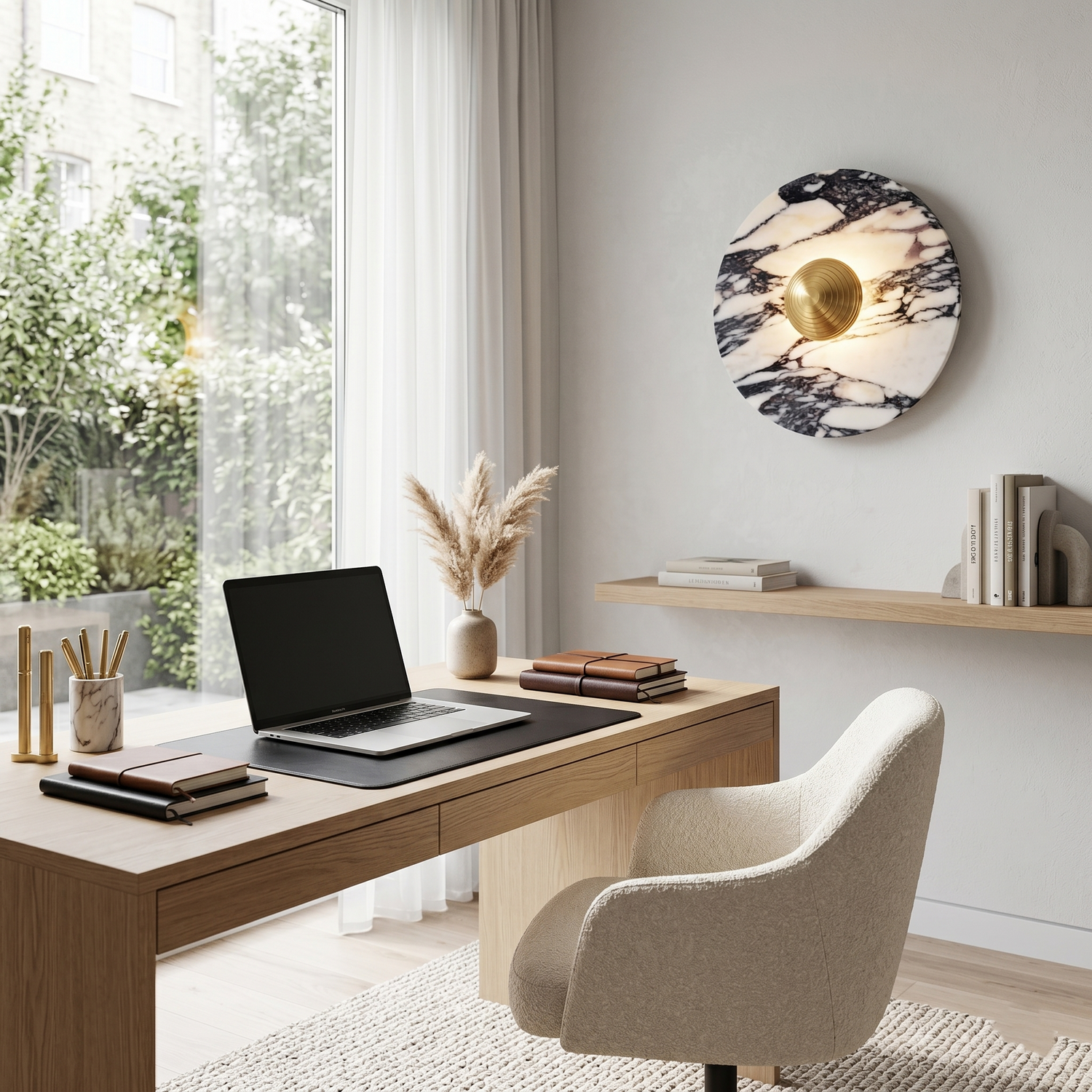 Callix Nordic Marble Wall Light