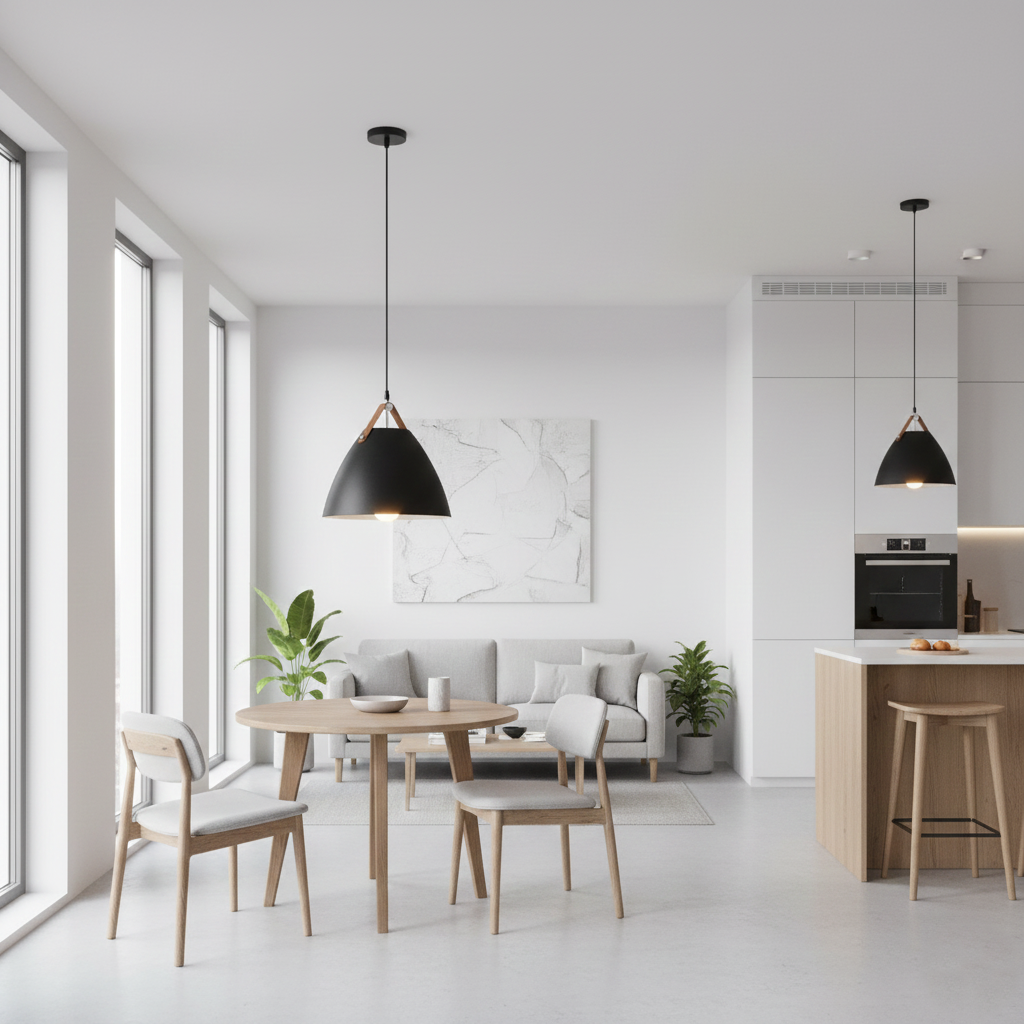 Arden Nordic Metal Pendant Light