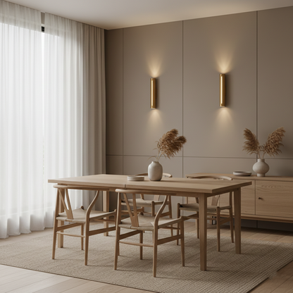 Eury Minimalist Copper Wall Light