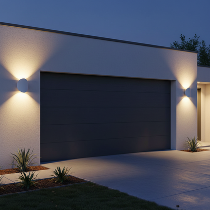 Modern Minimalist Pebble-Shaped IP65 Waterproof Outdoor Wall Light