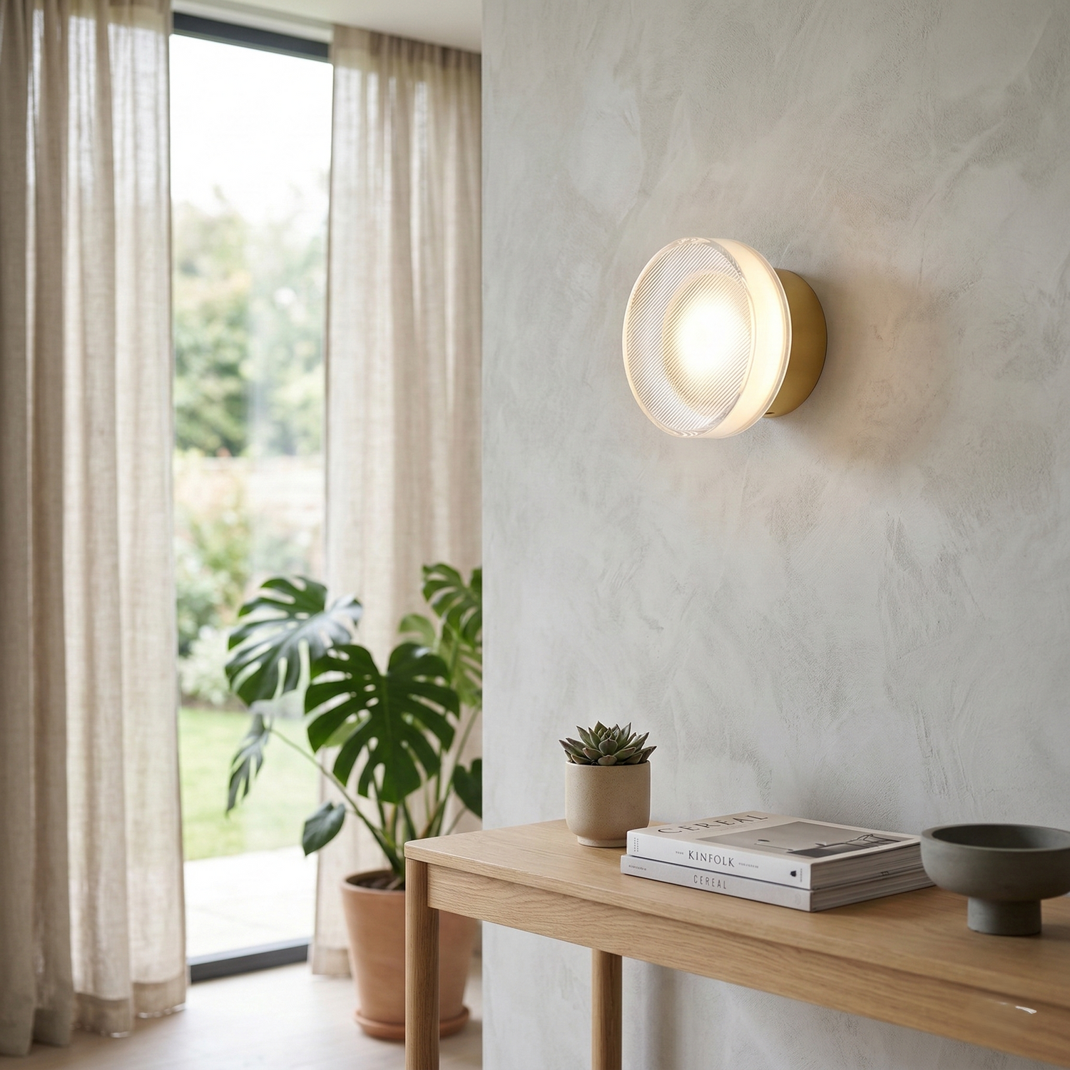 Aurel Nordic Frosted Acrylic Wall Lamp