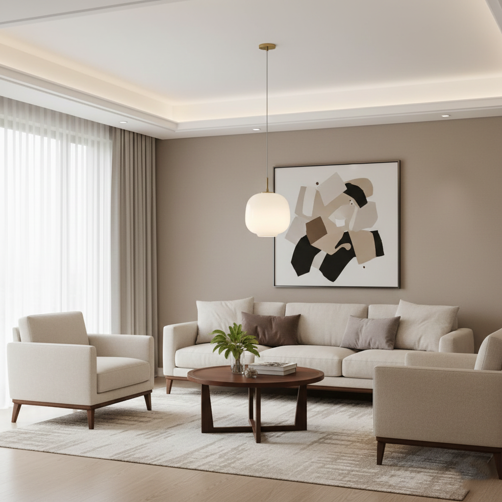 Gia Nordic Minimalist Glass Pendant Light