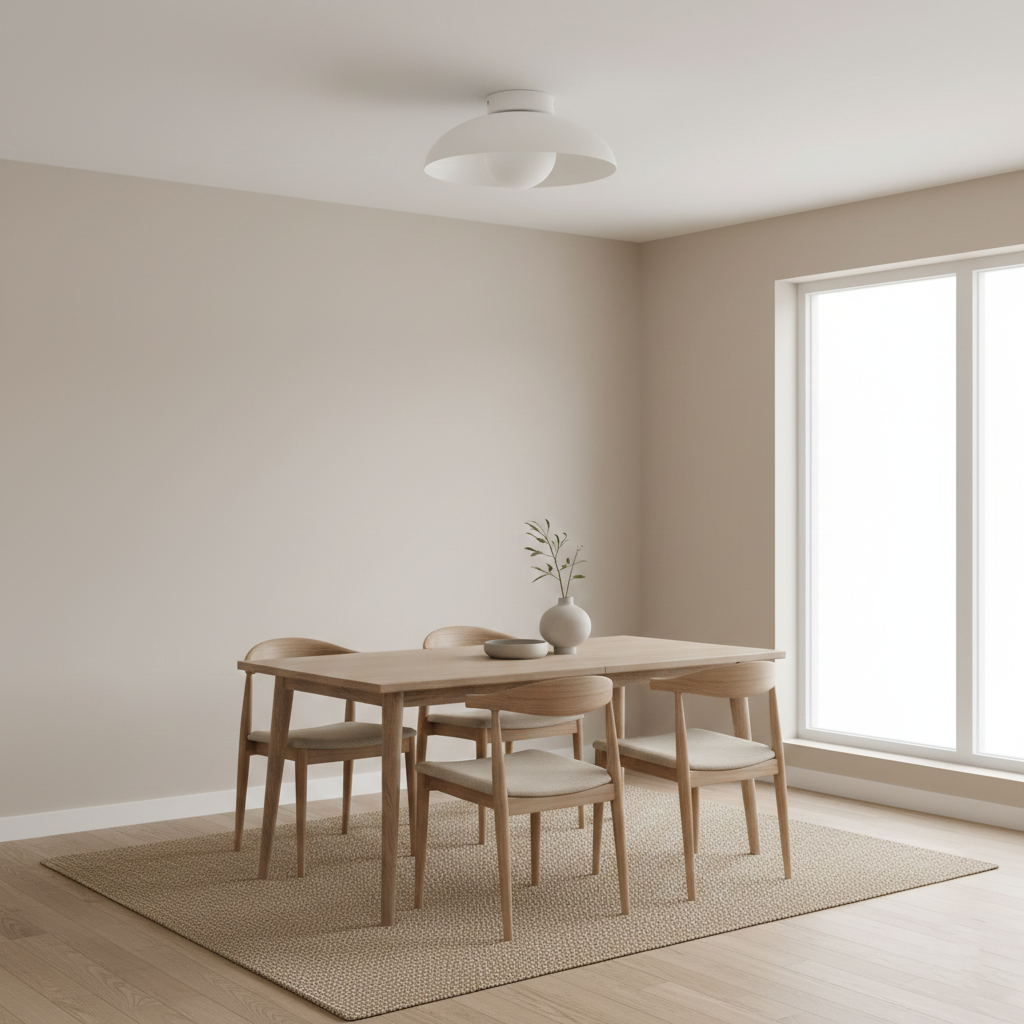Radiant Translucent Glow Nordic Glass Ceiling Light