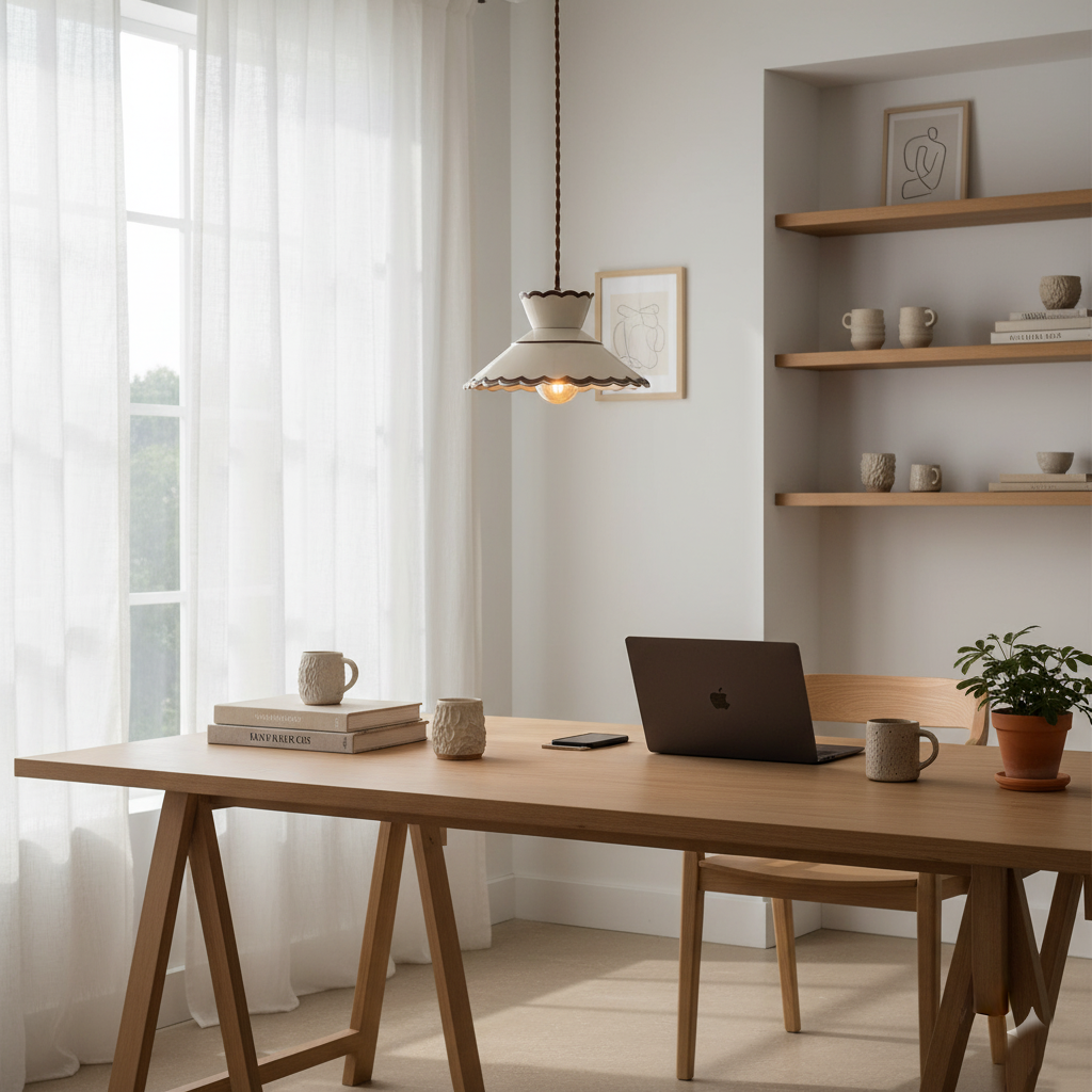 Fall Classic Vintage Ceramic Pendant Light