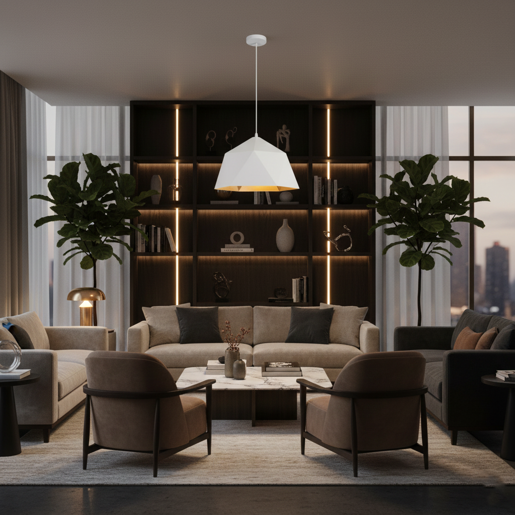 Atria Geometry Nordic Metal Pendant Light