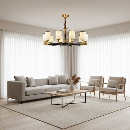 Aurelia Modern Glass Chandelier