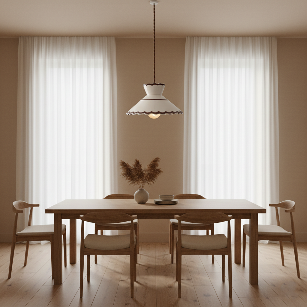 Fall Classic Vintage Ceramic Pendant Light