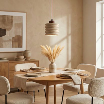 Travertine Yellow Cave Stone Chandelier