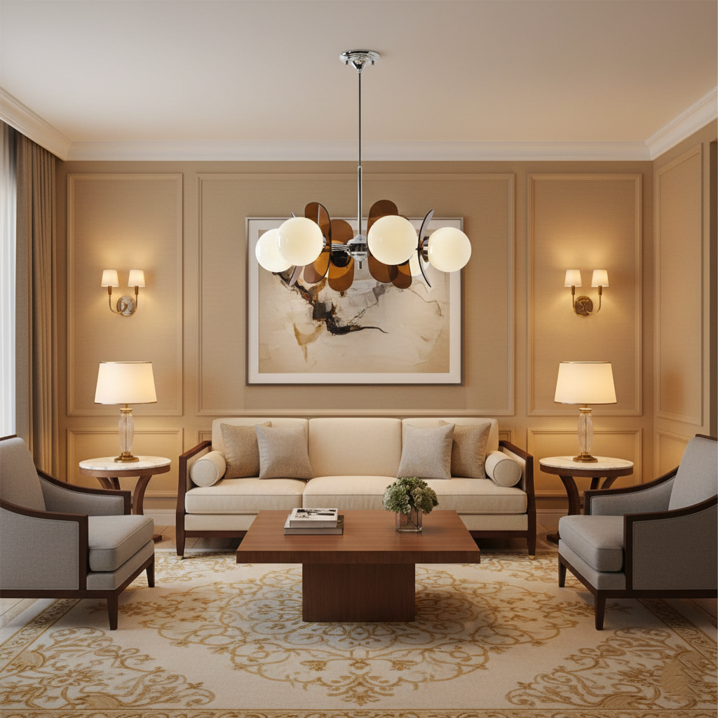 Aurelia Modern Bauhaus Glass Pendant Light