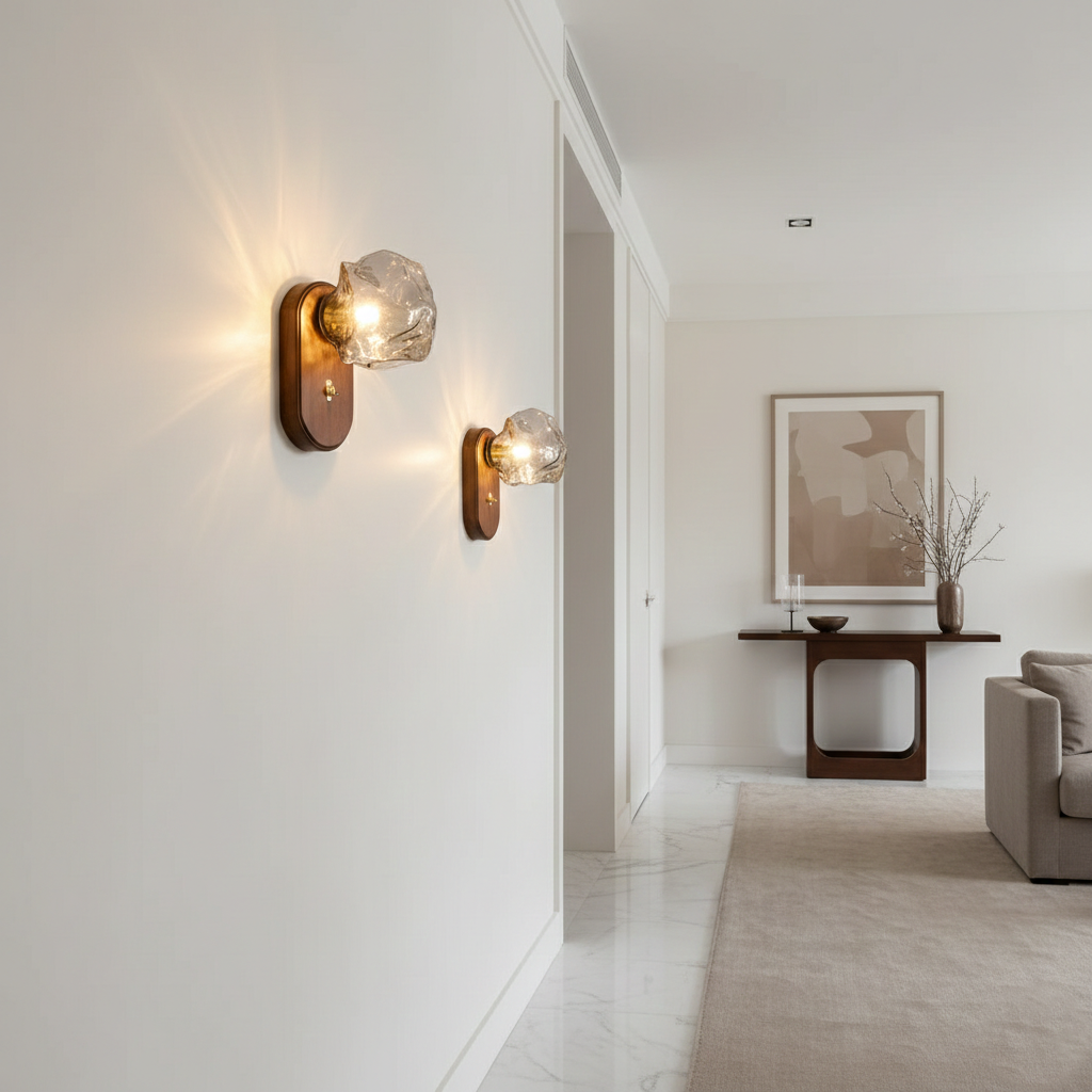 Isen Nordic Ice Glass Wall Lamp