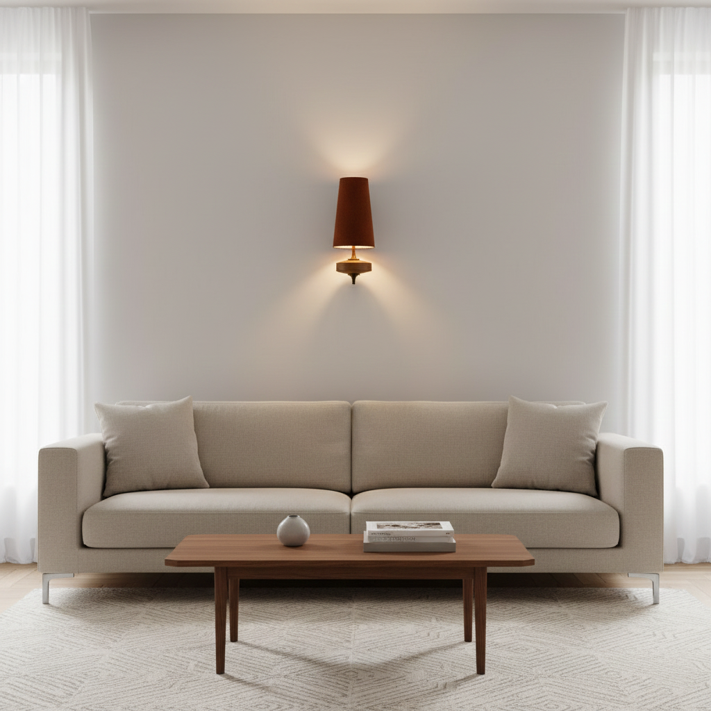 Solara Modern Fabric Wall Light