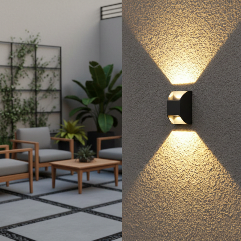 Elion Modern IP65 Metal Outdoor Wall Lamp