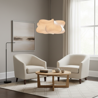 Elysia Wabi Sabi Fabric Pendant Light