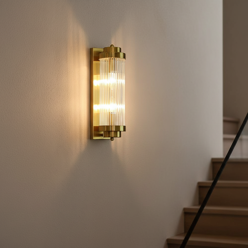 The Offset Pillar Wall Light