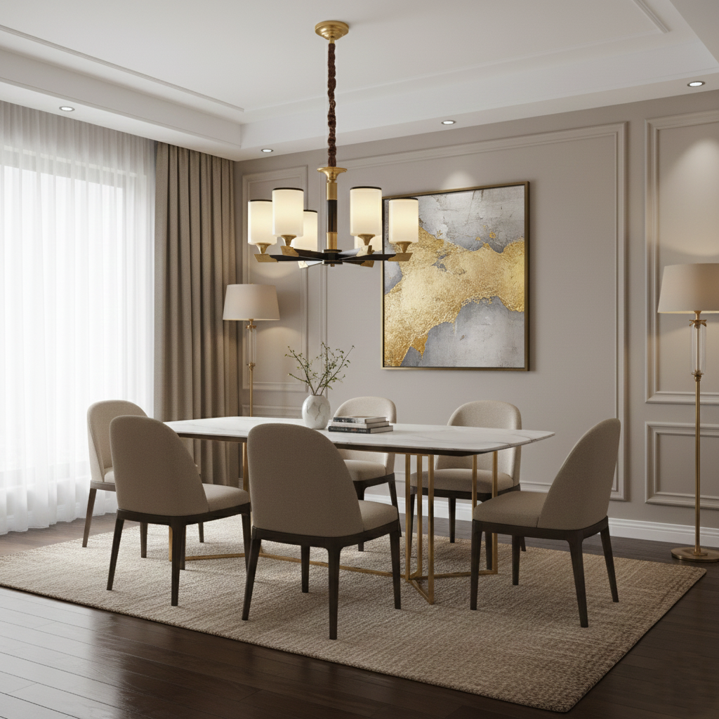Aurelia Modern Glass Chandelier