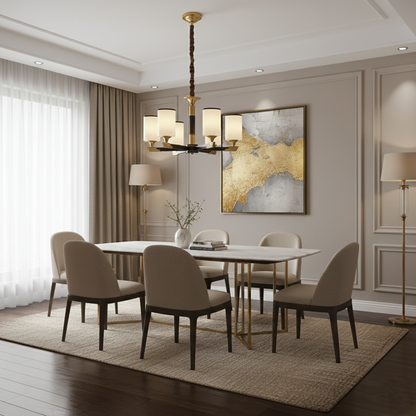 Aurelia Modern Glass Chandelier