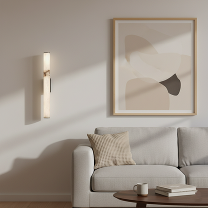 Callisto Spanish Marble Copper Modern Minimalist Wall Lamp