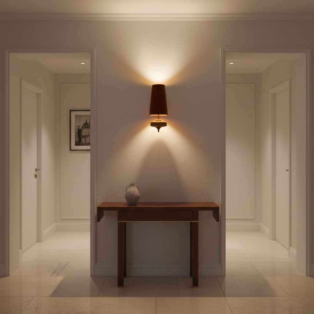 Solara Modern Fabric Wall Light