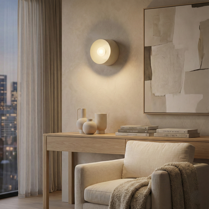 Dylan Bauhaus Minimalist Ceramic Wall Light