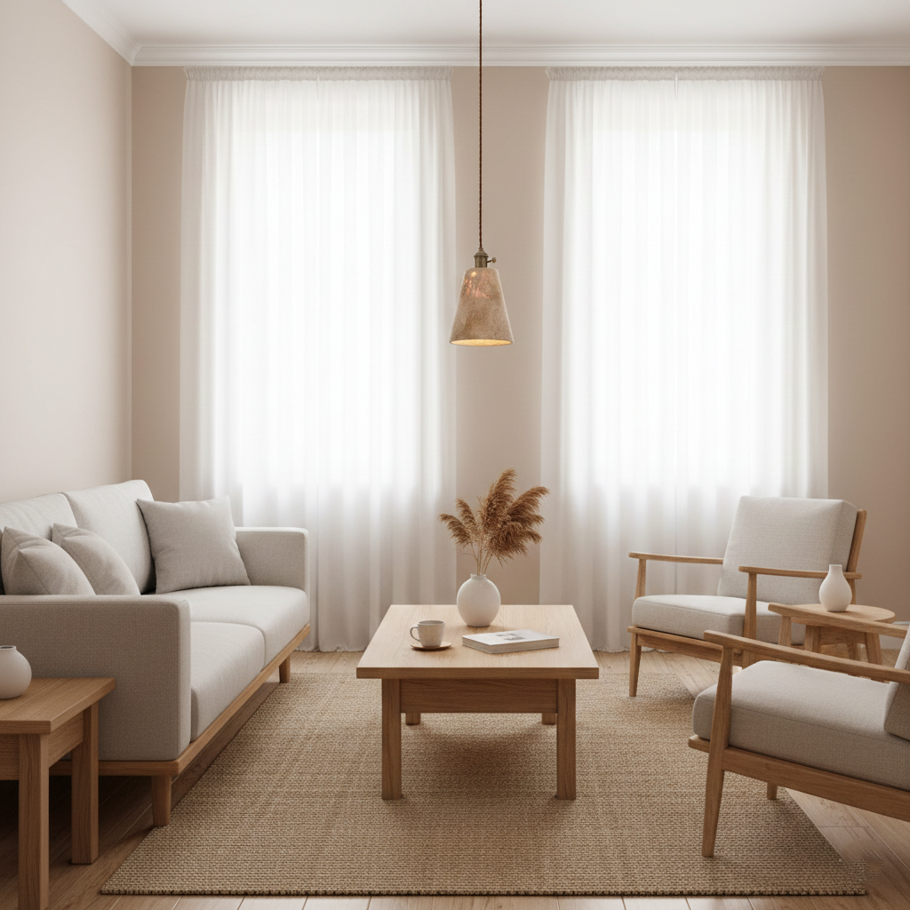 Alagusmo Minimalist Travertine Pendant Light