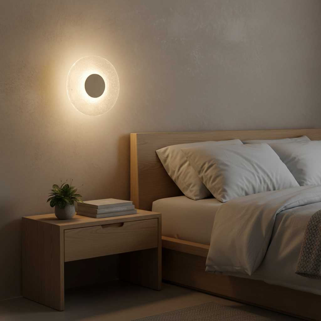 Acrylic Travertine Creative Wall Light