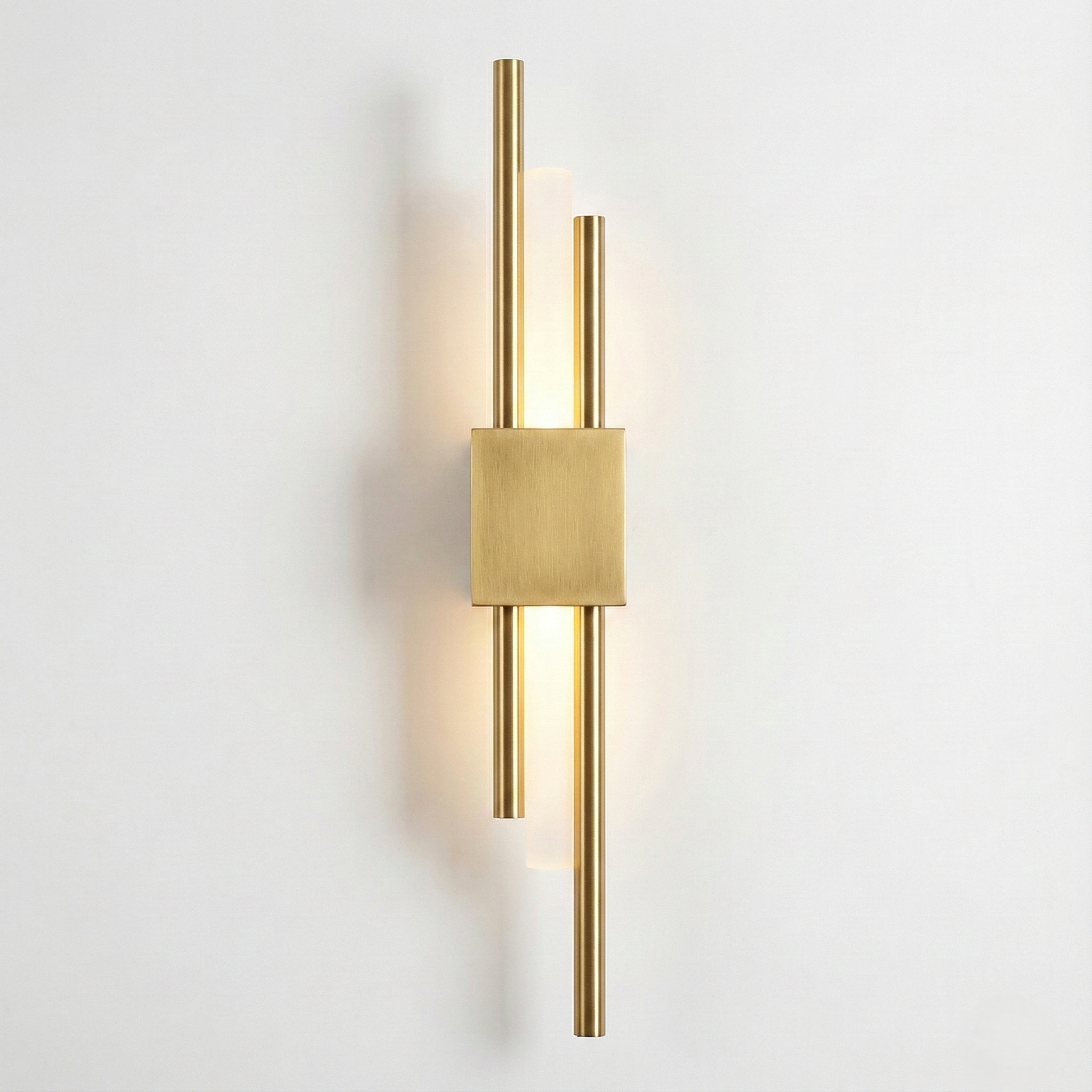 LuminArt - Stylish Black/Gold LED Light