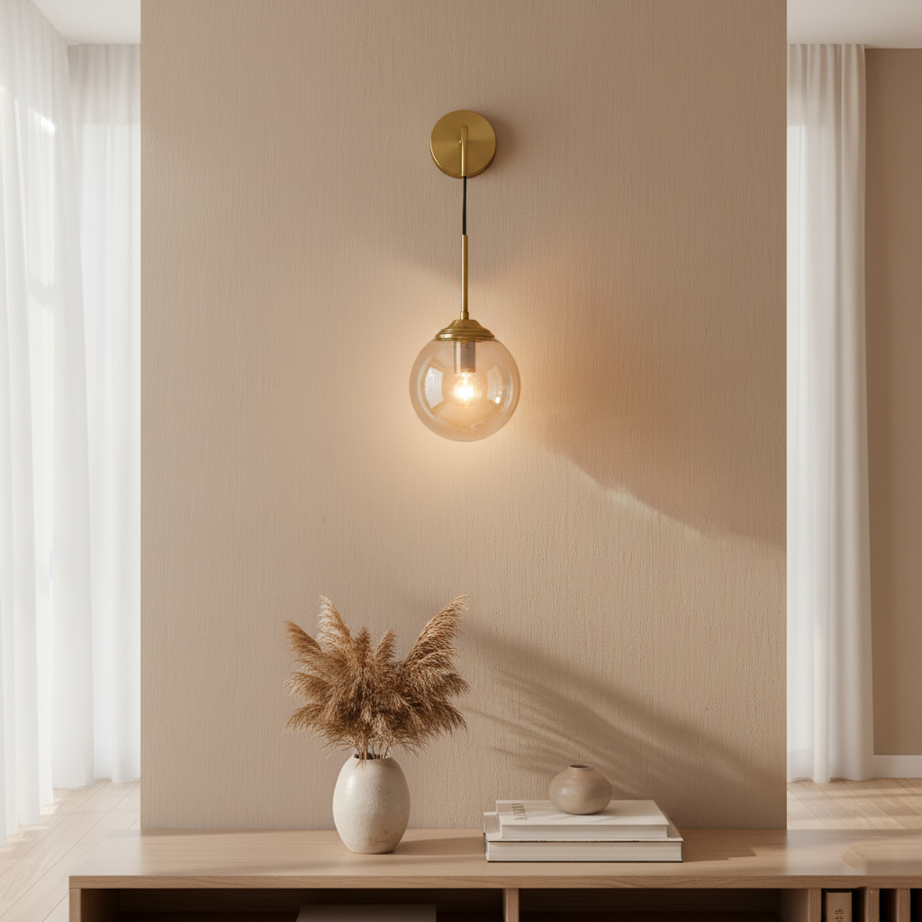 Eclipse Glass Hanging Wall Light