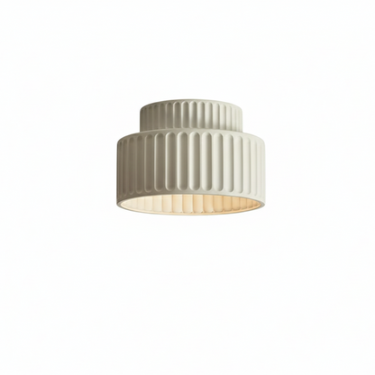 Lilith Retro Resin Semi Flush Mount Ceiling Light