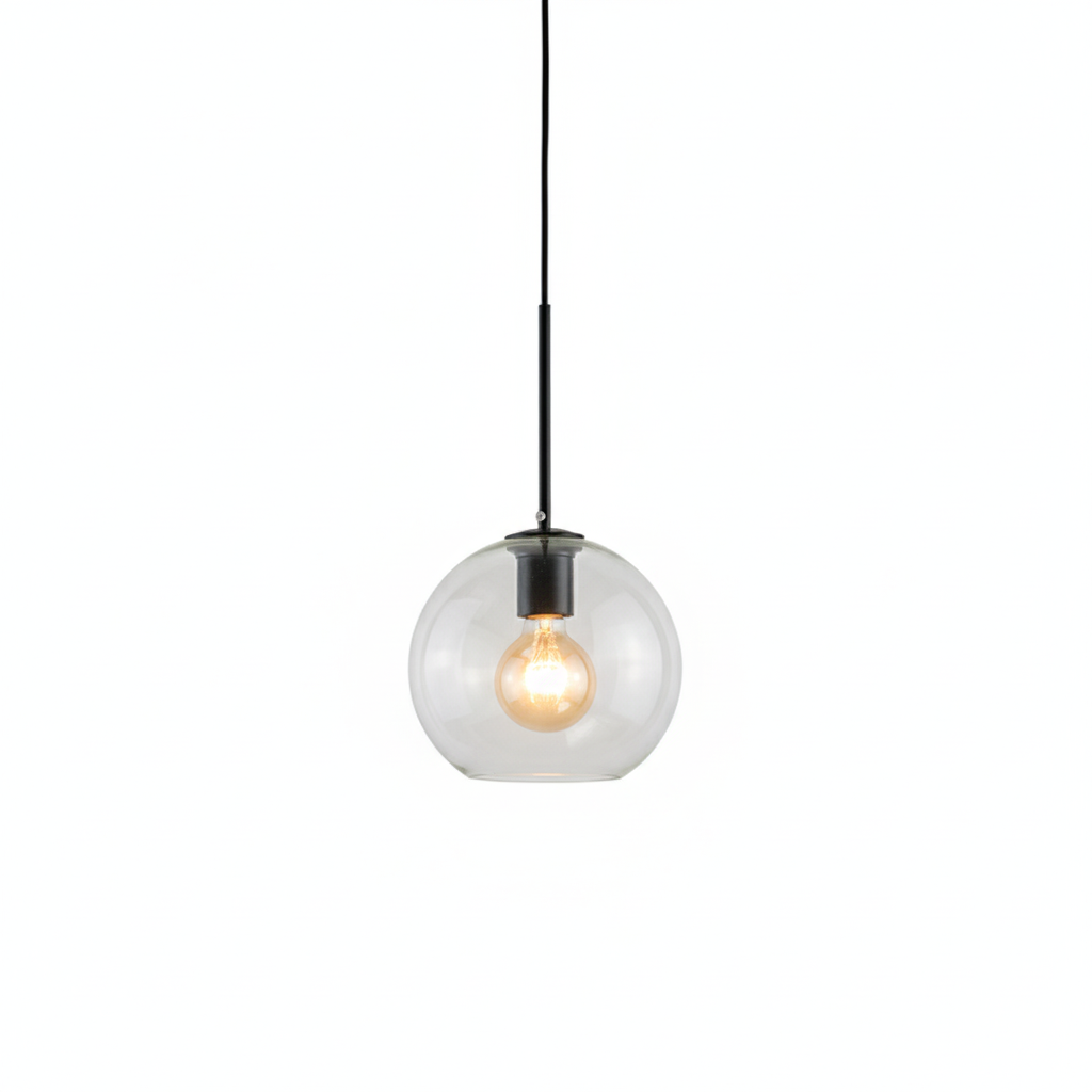 Solara Nordic Spherical Glass Pendant Light