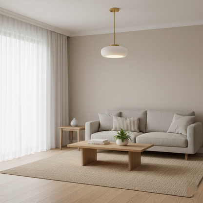 Shard Nordic Brass Glass Pendant Light