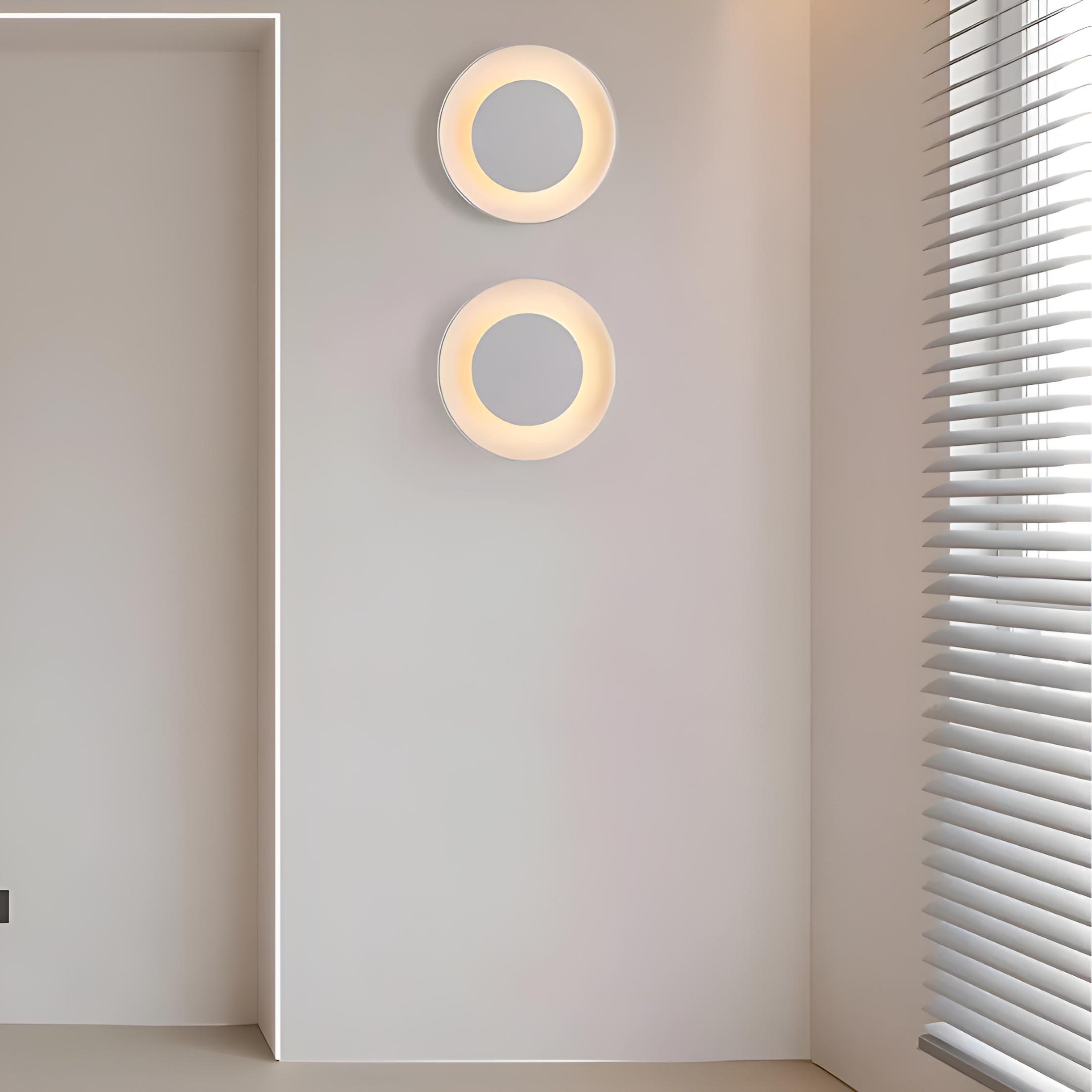 Ginevra Nordic Gypsum Acrylic Wall Light