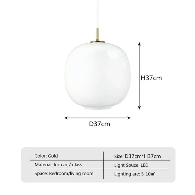 Gioia Modern Nordic Glass Pendant Light