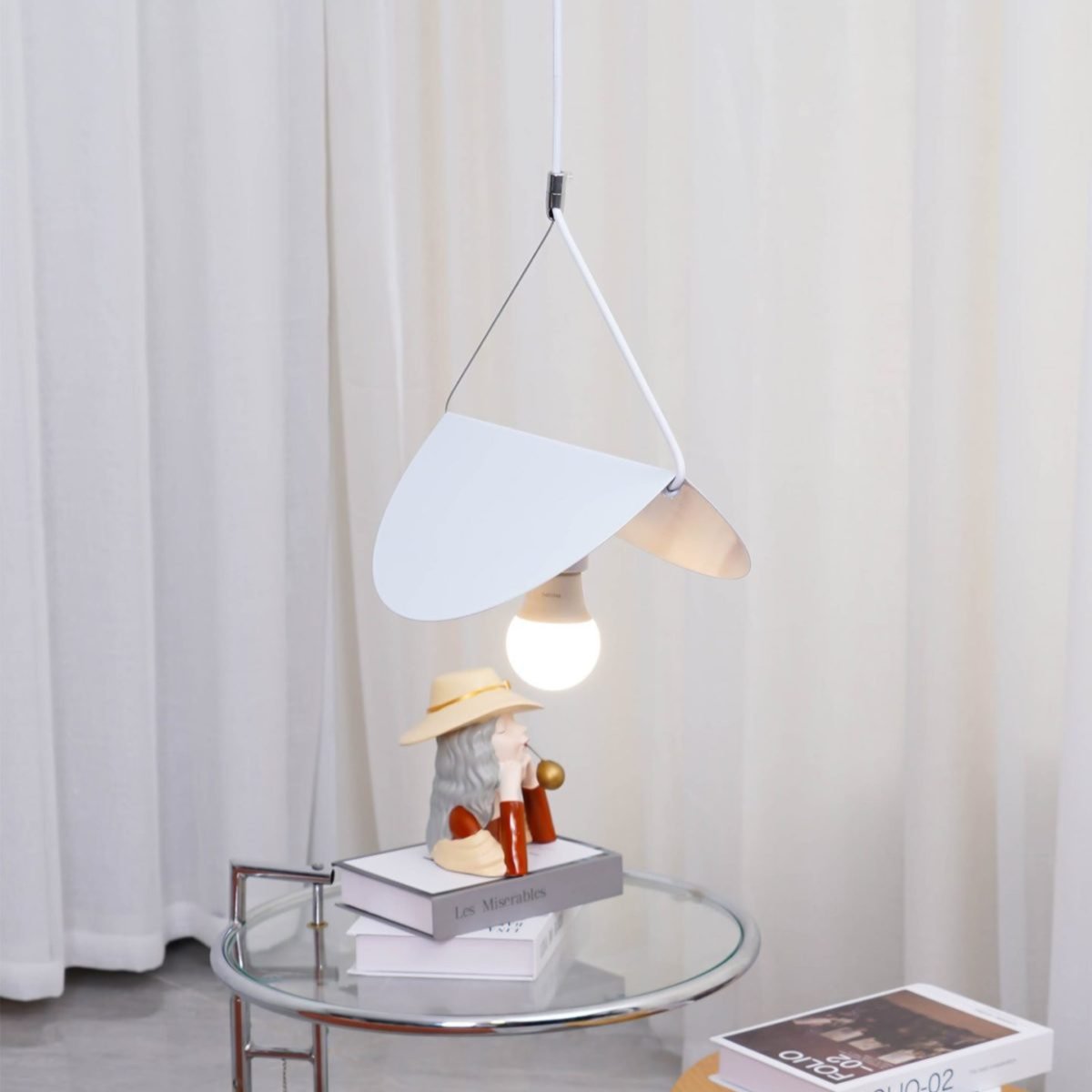 Nordic Minimalist Floating Glider Pendelleuchte