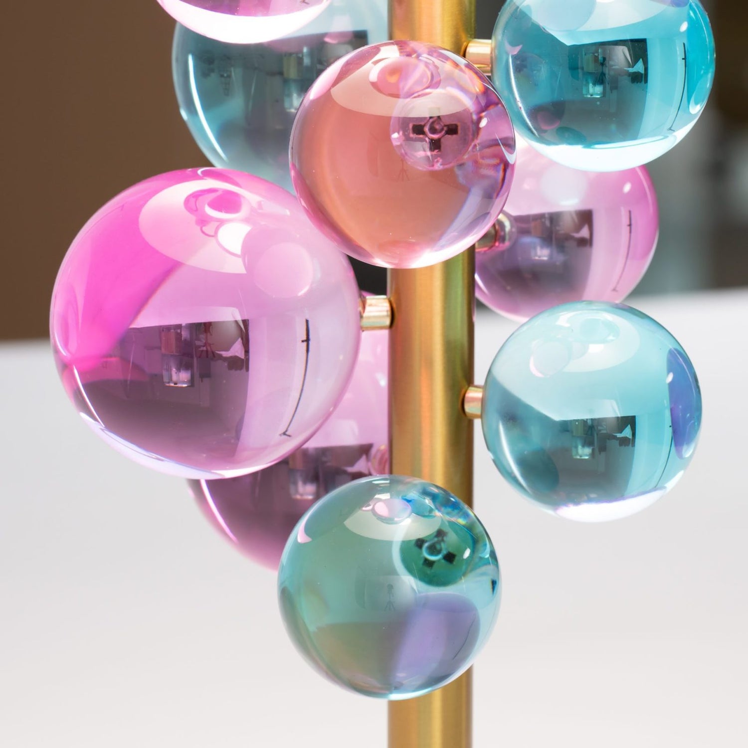 Noordse Kristallen Bubbelsfeer Tafel Lamp